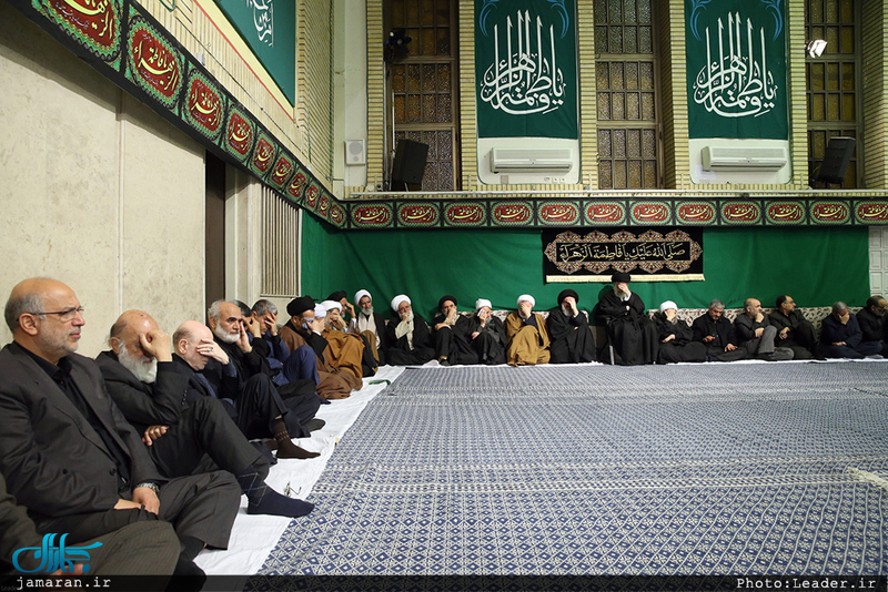 آخرین شب مراسم عزاداری حضرت فاطمه‌زهرا(س) در حسینیه امام خمینی 