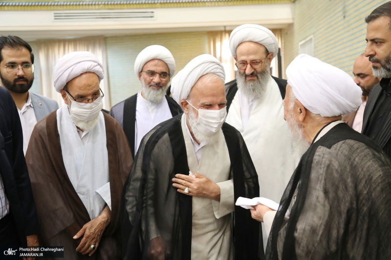مراسم چهلمین روز درگذشت همسر آیت الله العظمی جوادی آملی‎‎