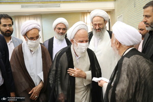 مراسم چهلمین روز درگذشت همسر آیت الله العظمی جوادی آملی‎‎