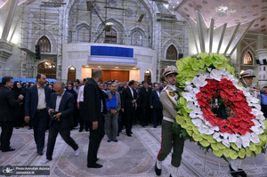 تجدید میثاق وزیر و کارکنان وزارت تعاون، کار و رفاه اجتماعی با آرمان حضرت امام(س)