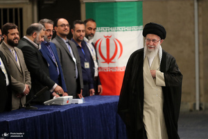 حضور رهبر معظم انقلاب اسلامی در انتخابات ریاست جمهوری چهاردهم