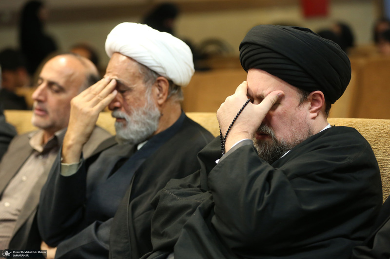 مراسم اولین ساگرد حضرت آیت الله رحمت در حرم مطهر امام خمینی (س)