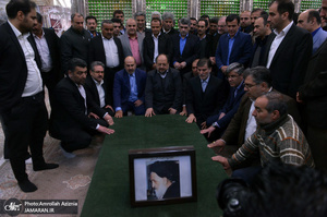 تجدید میثاق مسئولان وزارت کار و نمایندگان جامعه کارگری با آرمان های حضرت امام(س)
