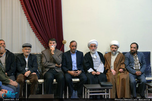 دیدار مسئولین شورای هماهنگی هیئات مذهبی مهاجرین افغانستانی با سید حسن خمینی