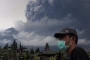 آتشفشان اندونزی در آستانه فوران+ تصاویر