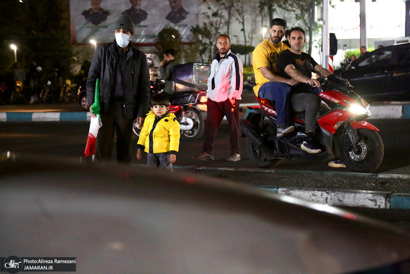 نصب و استقرار پهباد مهاجر 6 در سه راه قیطریه