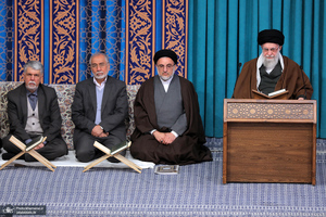 دیدار شرکت‌کنندگان در مسابقات بین‌المللی قرآن با رهبر معظم انقلاب