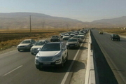 ترافیک نیمه سنگین در محور تهران - ساوه 