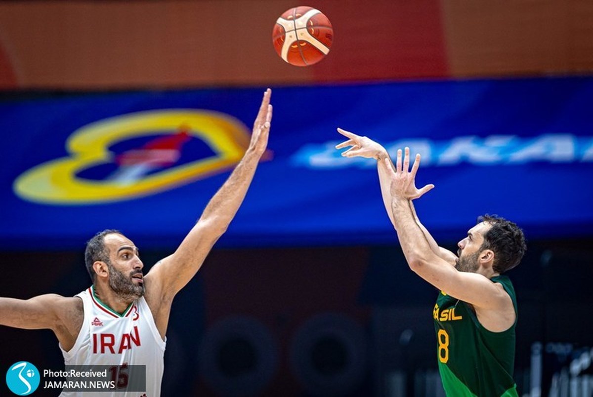 گزارش تصویری دیدار ایران و برزیل در جام جهانی 2023 بسکتبال