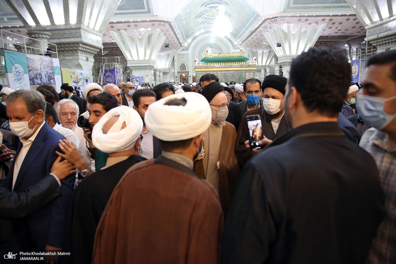مراسم چهلمین روز ارتحال سید محمود دعایی در حرم مطهر امام خمینی