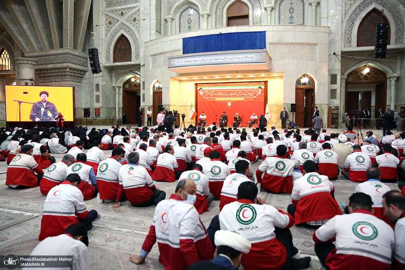 تجدید میثاق اعضا و مسئولان هلال‌احمر با آرمان‌های امام خمینی (س)