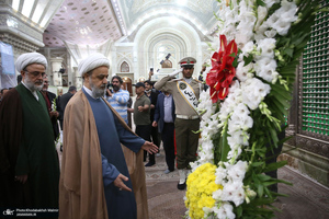 تجدید میثاق میهمانان سی و ششمین کنفرانس بین المللی وحدت اسلامی‎‎ با آرمان های امام خمینی (س)