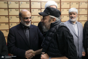 مراسم گرامیداشت شهید علی لاریجانی در مسجد بلال صدا و سیما