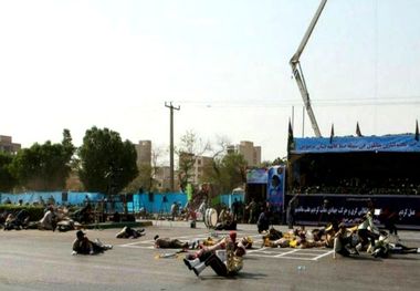انگشت نگاری محل حادثه تروریستی اهواز در حال انجام است