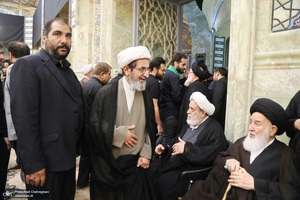 مراسم بزرگداشت مرحوم حاج محمد تقی انصاریان‎ در مسجد اعظم قم