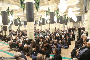 مراسم بزرگداشت مرحوم حاج محمد تقی انصاریان‎ در مسجد اعظم قم