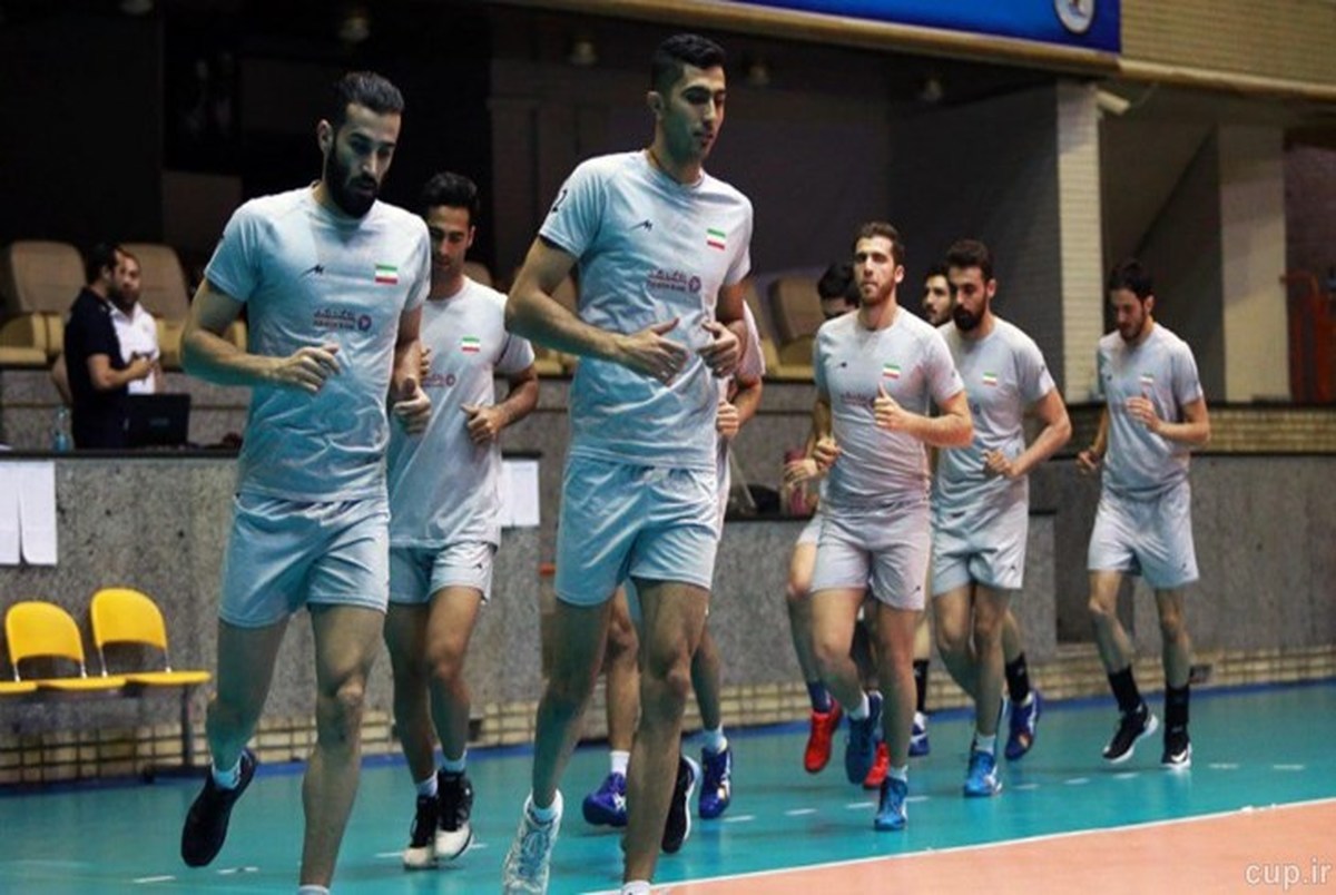 تیم ملی والیبال ایران در رده دهم هفته نخست 