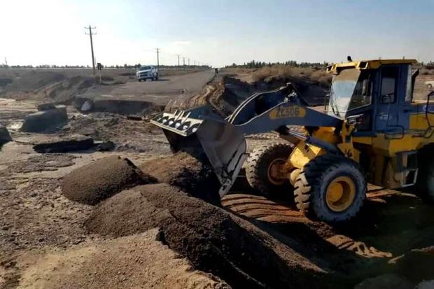 سیلاب به راه‌های روستایی ۴ شهرستان در جنوب کرمان خسارت وارد کرد