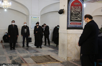 سید محمد خاتمی بر پیکر خواهر امام موسی صدر نماز خواند (7)