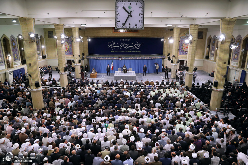 دیدار کارگزاران حج با رهبر معظم انقلاب