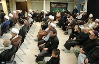 مراسم عزاداری سید و سالار شهیدان در دفتر آیت‌الله العظمی نوری همدانی (7)