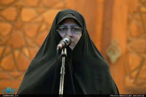 تجدید میثاق دانش آموزان بسیجی و مسئولین سازمان بسیج دانش آموزی با آرمان های حضرت امام(س)