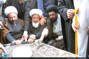 تشییع و خاکسپاری آیت الله روح الله شاه آبادی(ره)