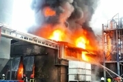 آتش سوزی یک کارخانه در شهرک صنعتی کلات مهار شد