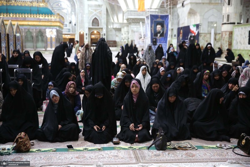 مراسم عزاداری شهادت حضرت امام جعفر صادق (ع) در حرممطهر امام خمینی (س)