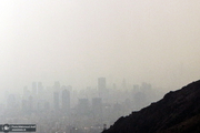 نمایی از آلودگی امروز هوای تهران 