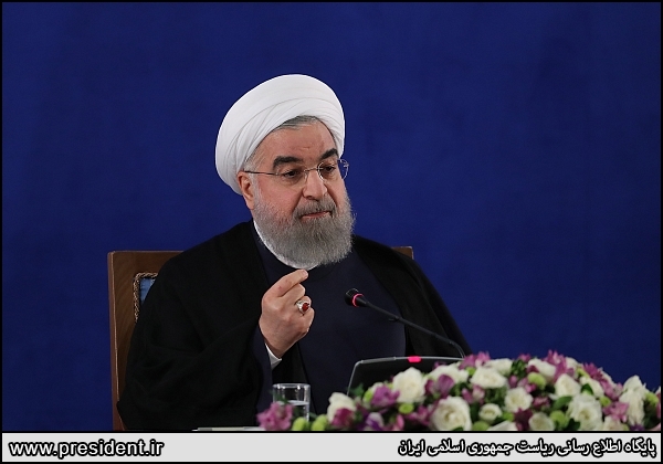  وزرایی که روحانی را در نشست خبری امروز همراهی کردند+ تصاویر