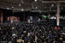 دومین شب مراسم عزاداری حضرت اباعبدالله الحسین(ع) از طرف رهبر انقلاب برگزار شد
