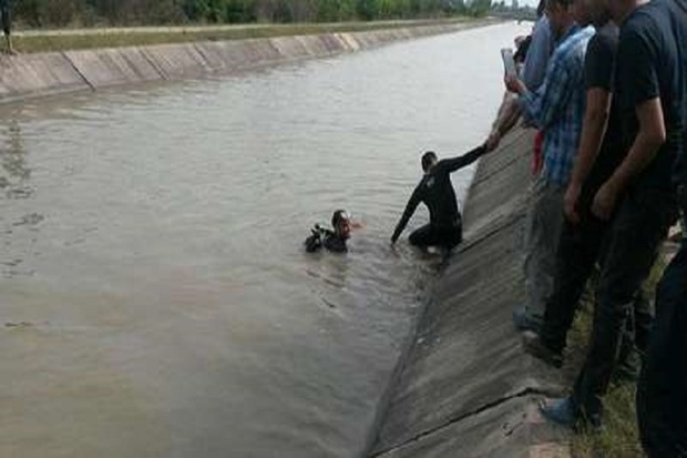 یک جوان در کانال آبی در پارس آباد غرق شد