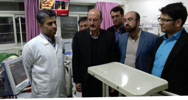بازدید سرزده و شبانه استاندار قزوین از بیمارستان شهید رجایی