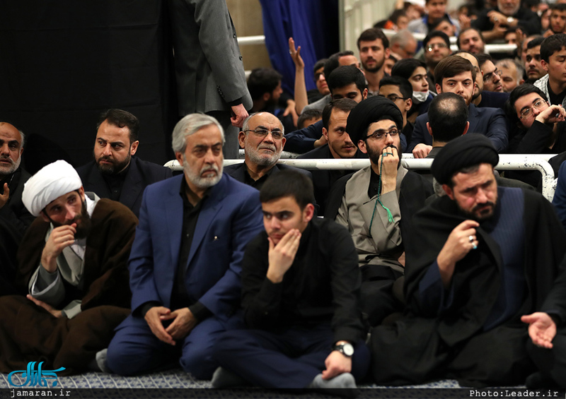 آخرین شب مراسم عزاداری حضرت فاطمه‌زهرا(س) در حسینیه امام خمینی 