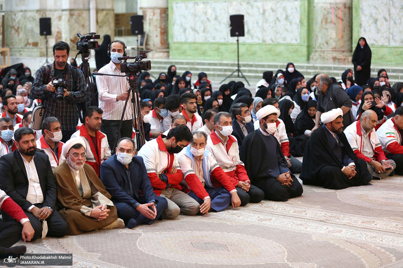 تجدید میثاق اعضا و مسئولان هلال‌احمر با آرمان‌های امام خمینی (س)