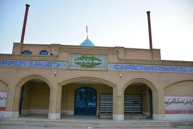 مسجد راه کربلا شهر دهلران بهسازی می شود