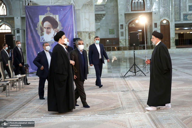 تجدید میثاق رئیس جمهور و اعضای دولت با آرمان های حضرت امام (س)