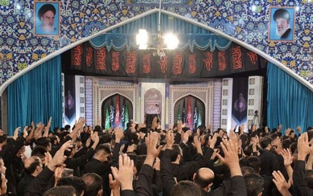 عکس/ حضور رییس انجمن موبدان زرتشتی تهران در مراسم عزاداری اباعبدالله(ع)