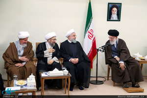 دیدار رئیس و اعضای مجلس خبرگان رهبری با رهبر معظم انقلاب 