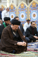 مراسم عزاداري شب وفات حضرت زينب(س) در حرم امام راحل