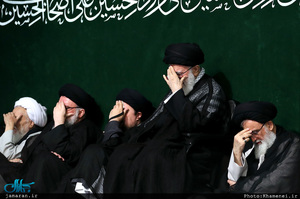 آخرین شب مراسم عزاداری حضرت اباعبدالله الحسین(ع) با حضور رهبر معظم انقلاب