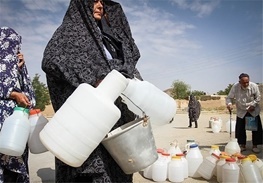 بحران آب در روستاهای بستان آباد  آب روستائیان با تانکر تامین می شود