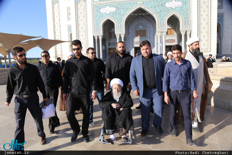 تشییع و خاکسپاری آیت الله روح الله شاه آبادی(ره)