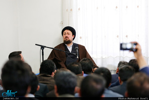 دیدار جمعی از فعالان فضای مجازی با سید حسن خمینی