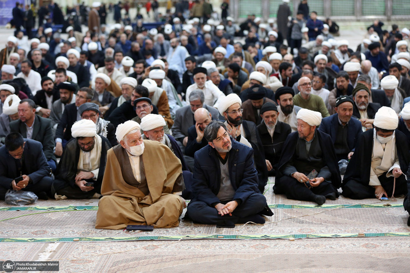 مراسم چهلمین روز ارتحال آیت الله حاج شیخ محمد رضا رحمت در حرم مطهر امام خمینی (س)