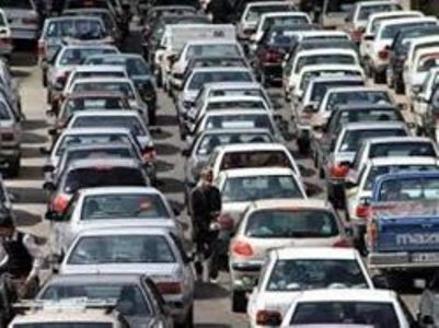 ترافیک سنگین در آزاد راه تهران - کرج - قزوین