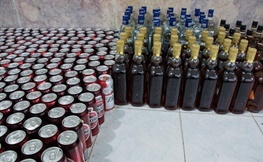 کشف بیش از ۱۶هزار بطری انواع مشروبات الکلی در آذربایجان‌غربی
