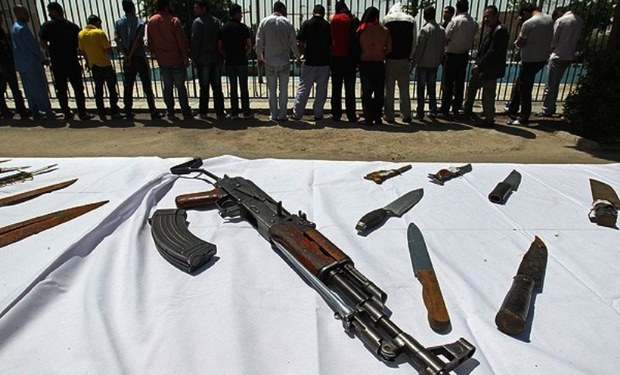 63 قبضه سلاح غیرمجاز در خوزستان کشف شد