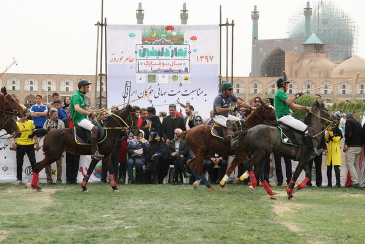 برگزاری چوگان در میدان نقش جهان به مناسبت روز اصفهان + عکس